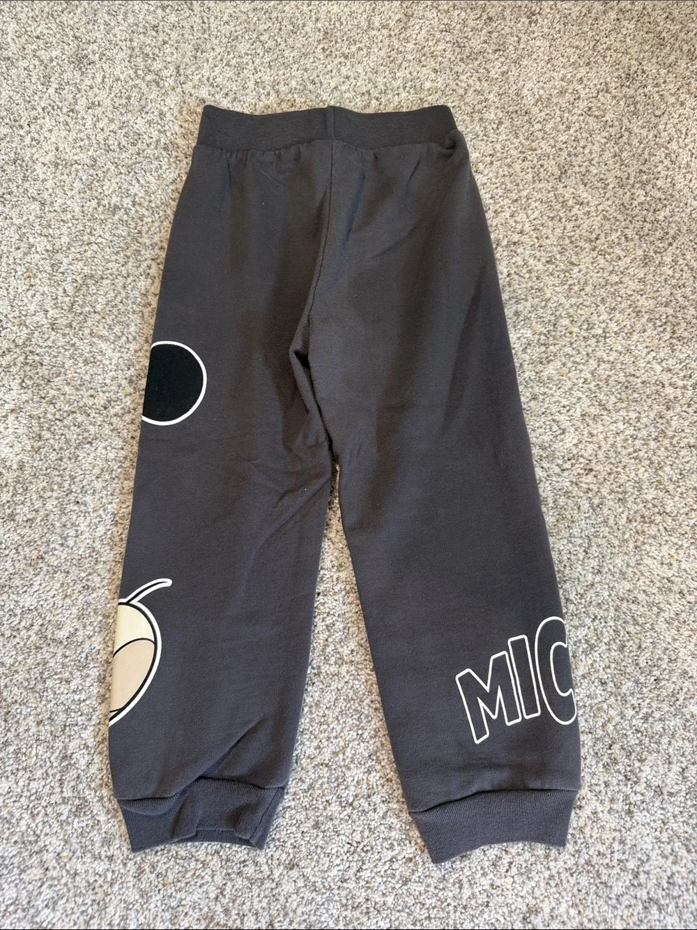 Disney Mickey Mouse Boys Black Sweatshirt Jogger Set Size 4